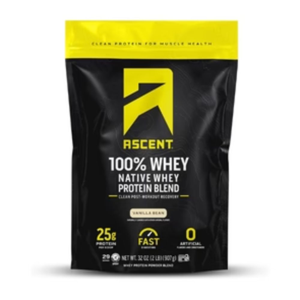 Proteína de Whey Sabor Vainilla (2 lb 907 g), Ascent