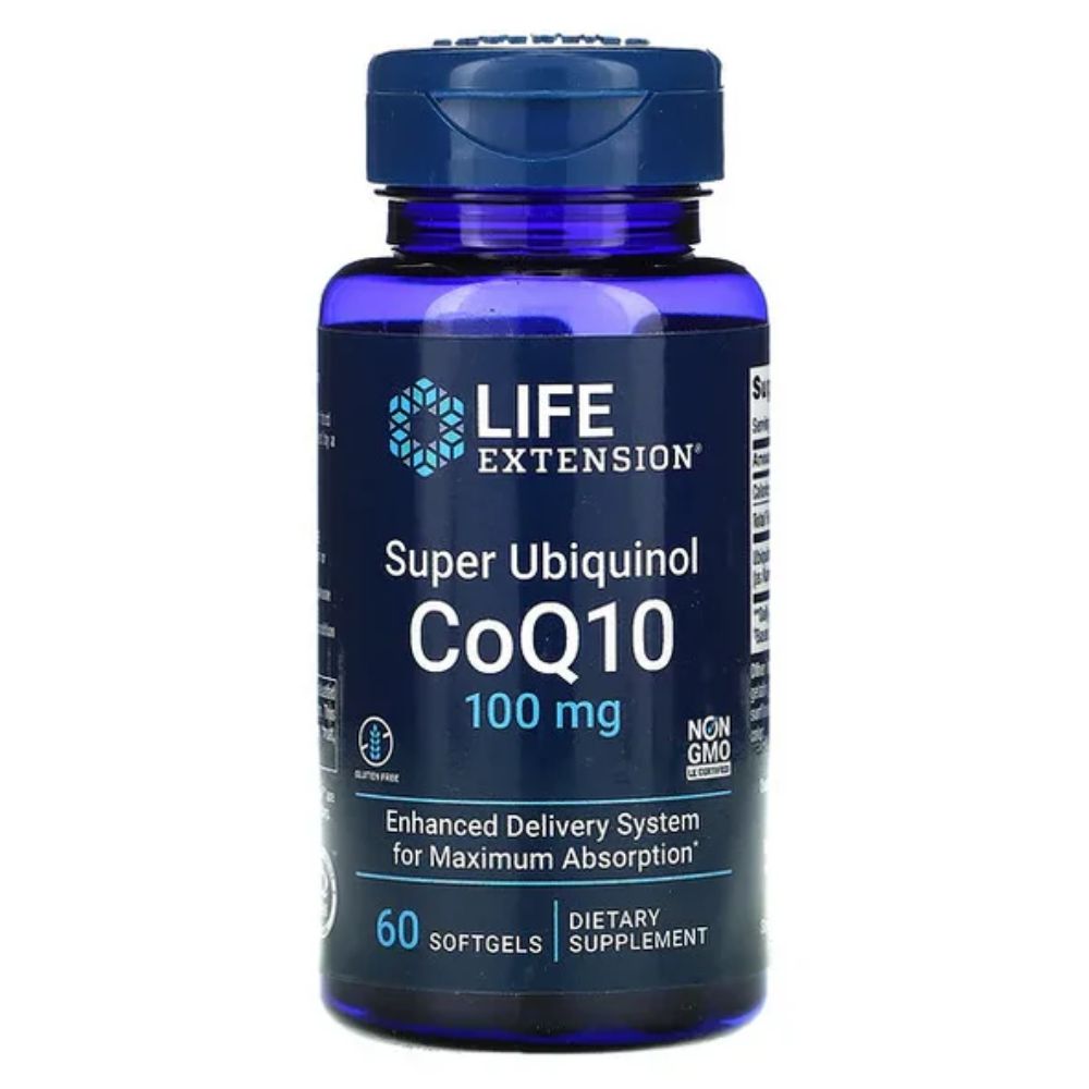 Super Ubiquinol Coq10, 100mg (60 Softgels), Life Extension