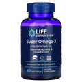 Super Omega-3 EPA/DHA, Lignanos de Sesamo y Extracto de Oliva (60 softgels), Life Extension