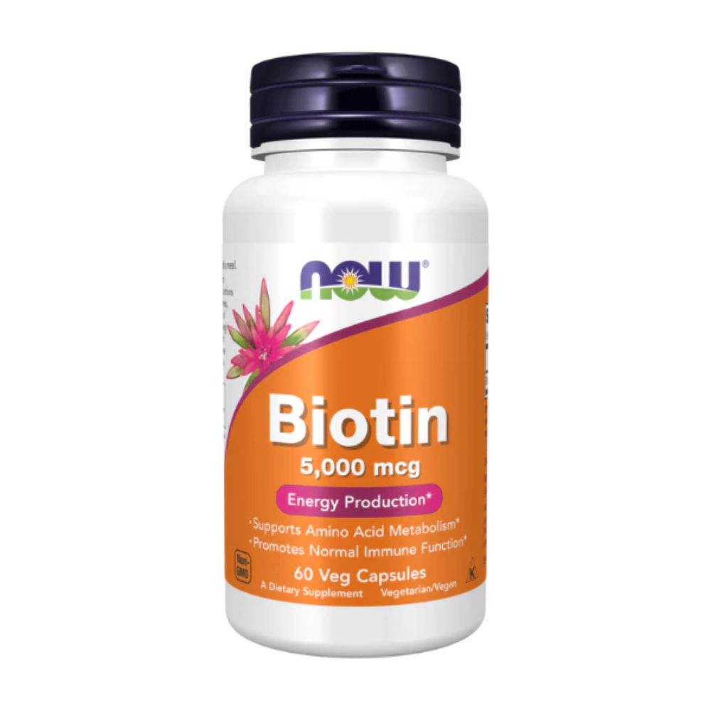Now Biotina 5000 mcg (60 veg caps)