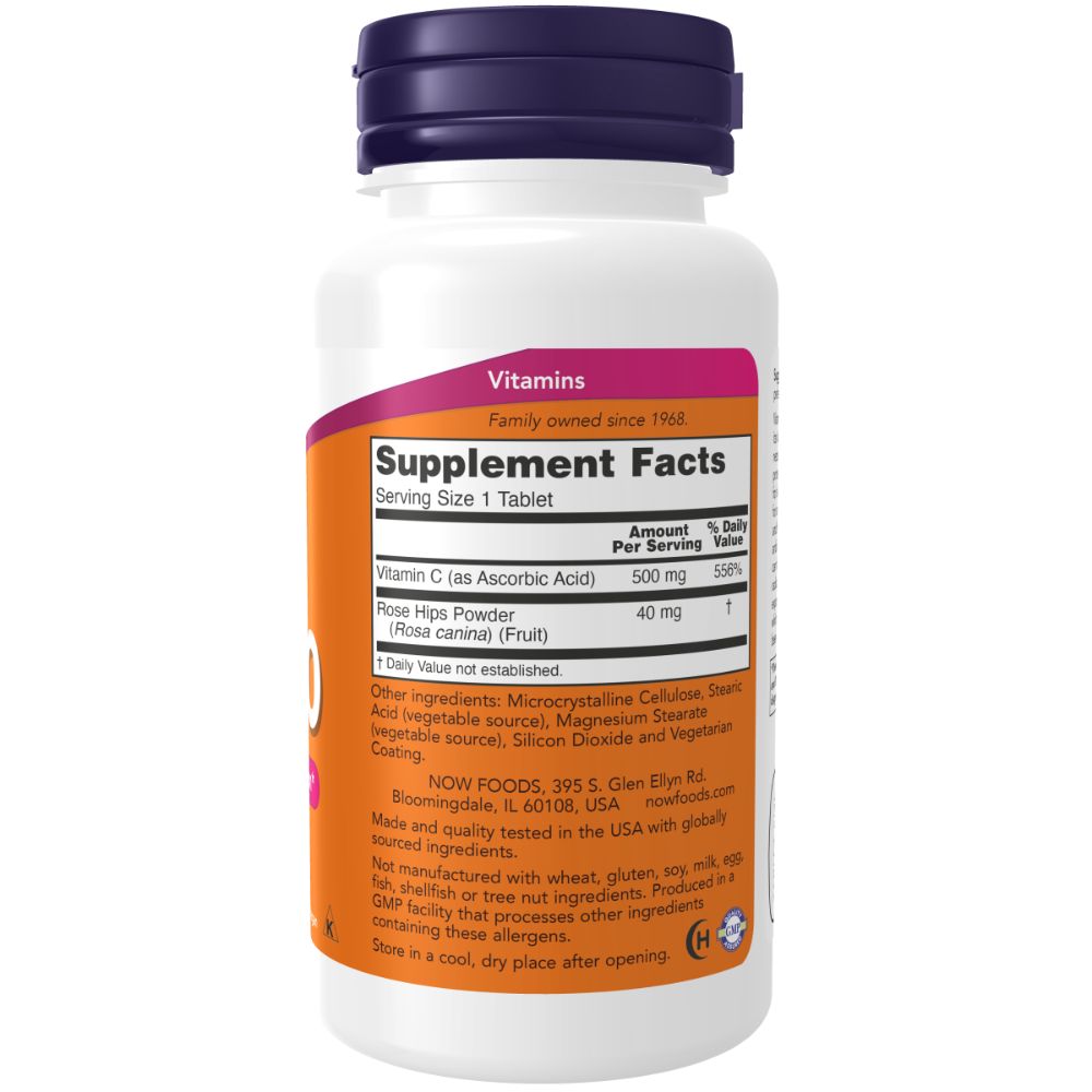 Vitamina C-500 (100 tabs), Now