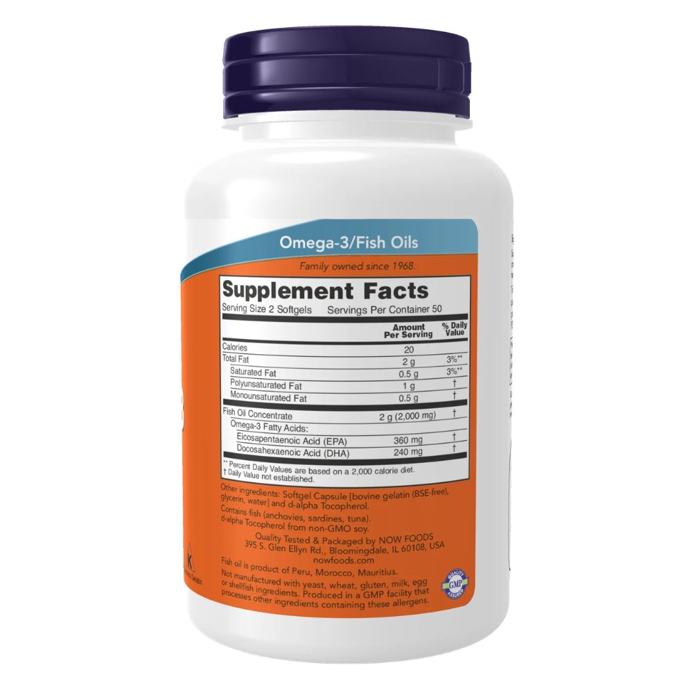 Now Omega-3 1000 mg (100 softgels)